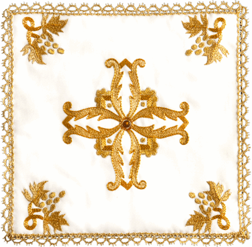 Hand embroidered pall 86/GCC040